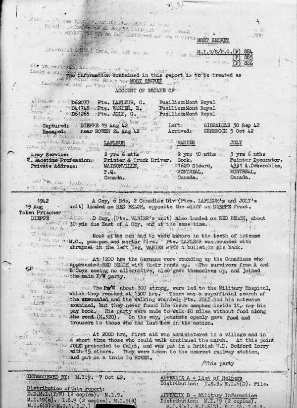Lafleur's SPG report, page 1