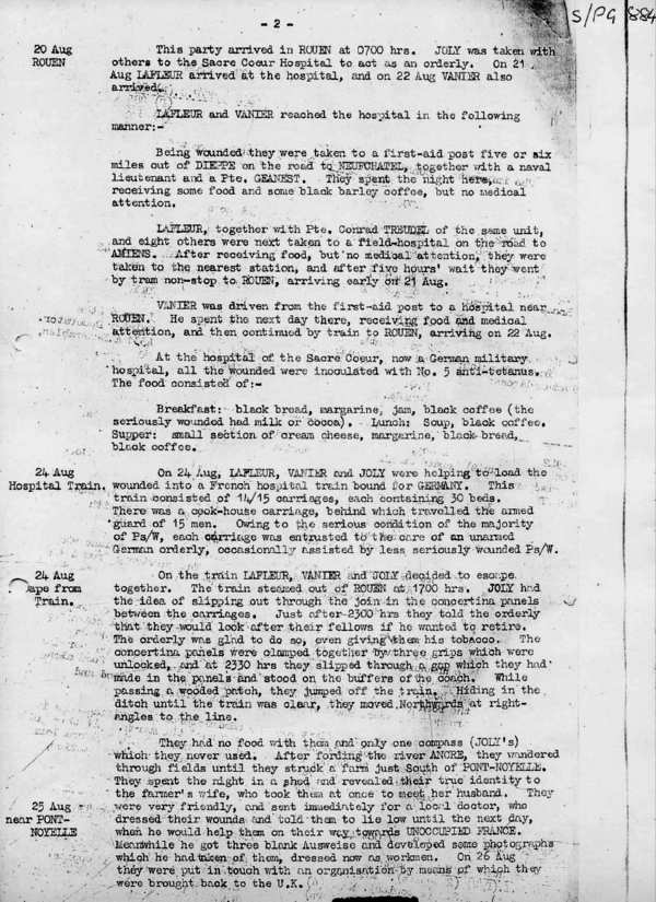 Lafleur's SPG report, page 2